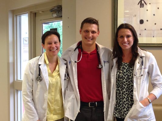 Meet our veterinary team! Dr. Gill, Dr. Gaboian, & Dr. Spielman