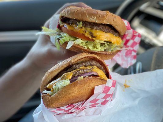 Double bacon cheeseburger