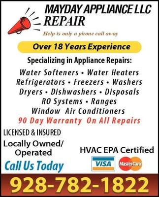 Mayday Appliance Llc