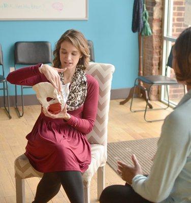 Women's health is a specialty of physical therapy that is often geared towards addressing the dysfunction of the pelvic floor.