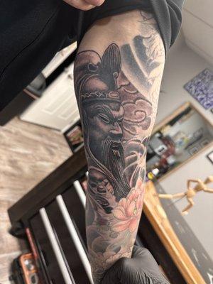 Guan Yu tattoo