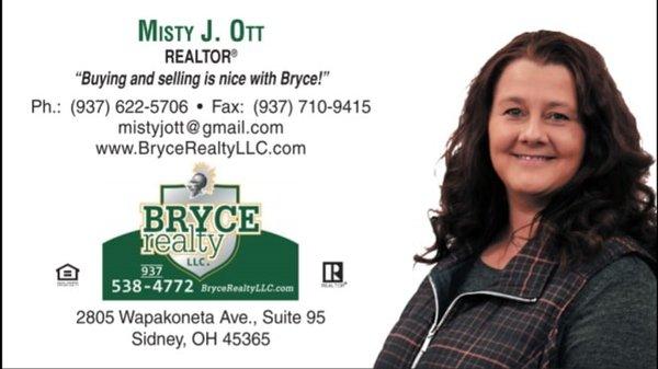 Misty J. Ott Realtor Bryce Realty LLC