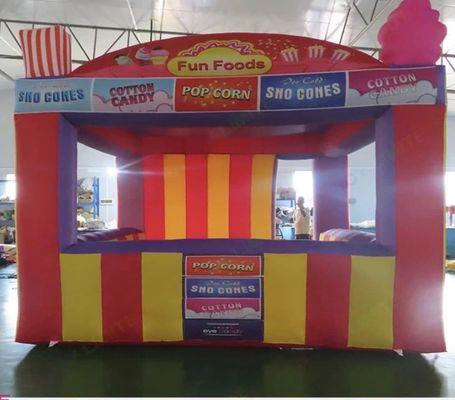 Inflatable concession stand