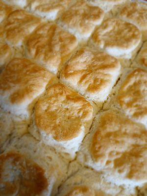 Fresh baked biscuits