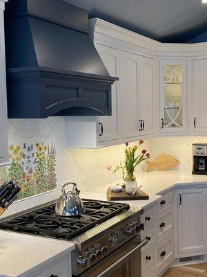 Custom kitchen cabinetry designs and fabrication