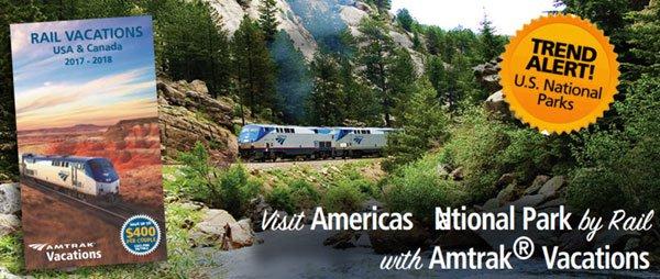 Visit National Parks on Rail and see the beauty of USA