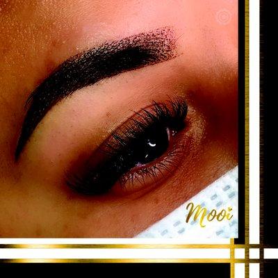 Ombre brows done by Mooi Esthetics