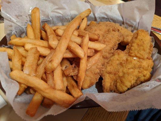 Chicken strip basket. My son enjoyed it.