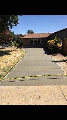 New driveway