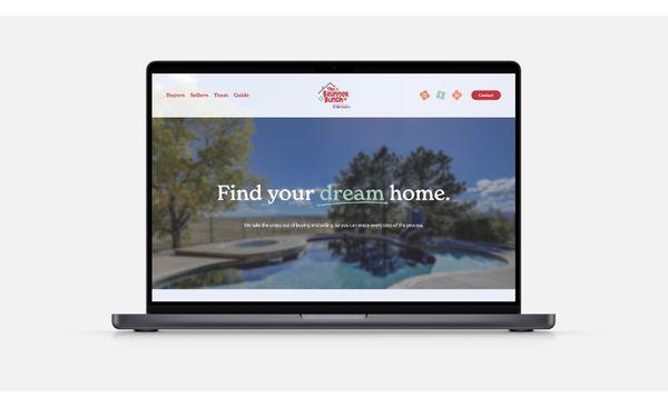 Real estate web design.