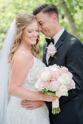 My bouquet and his boutonniere