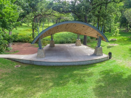 A pavilion at Reed-Keppler Park.