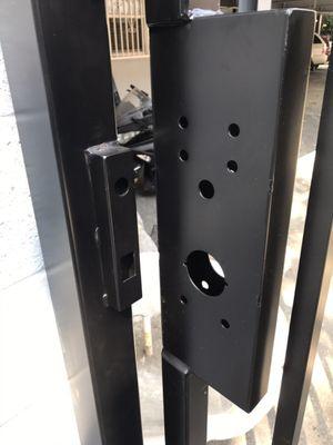 Custom gate work & prep for implementation of a new electronic access control system.