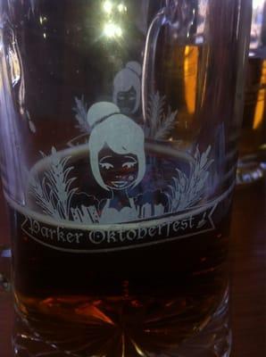 Marzen in a living social pint glass.