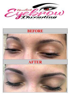 Eyebrow Treading done by New Look eyebrow Threading Artists. New Look Eyebrow Threading, 3007 Rigsby Ave, San Antonio, TX 78220