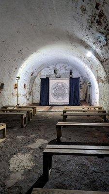 In the "Catacombs"