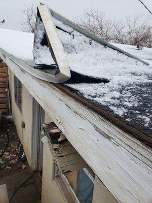 Roof damage