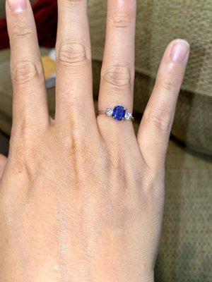 Resized my ring perfect from a 6.5 to a 5.5