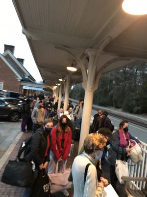 Pre New Year travel rush