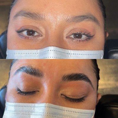 Brows laminated by Maryam - Orange , CA