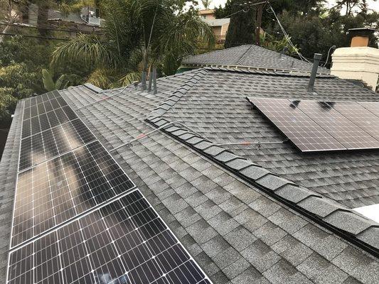 solar panels cleaning