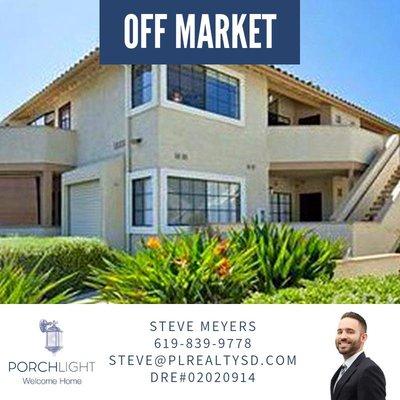 Off market Oceanside condo