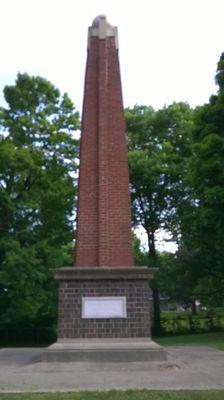 tribute to the local infantry who fought in the war with the Spanish