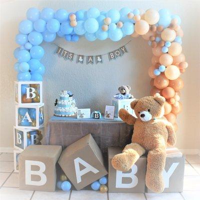 Teddy Bear Baby Block Theme