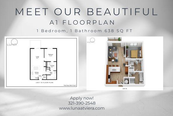 One Bedroom Floor Plan