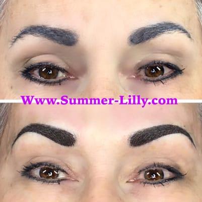 Permanent makeup coverup