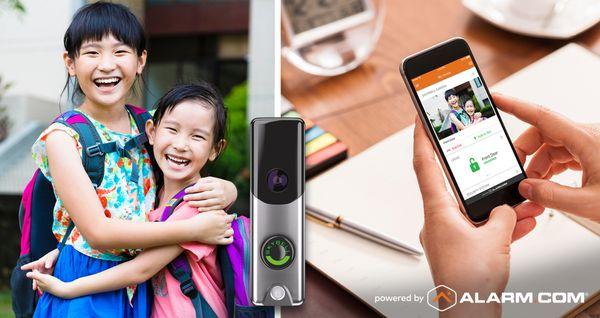 Slim line doorbell cam