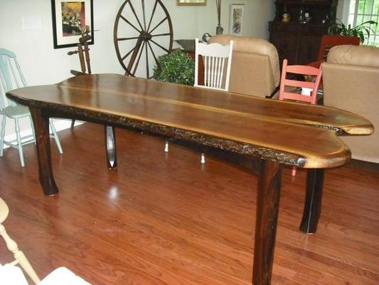 Walnut Slab Dining Table