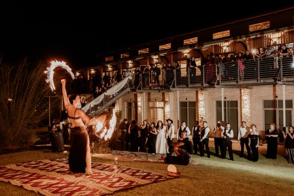 Fire Dancing for wedding