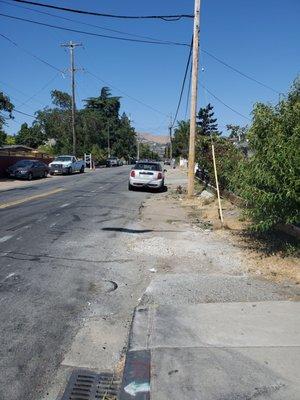 Street parking on Florence Ave