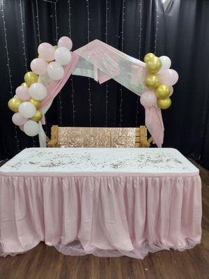 Decor packages are available to help make your party less stressful for you