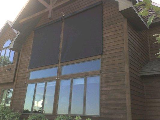 Exterior Motorized Solar Shades (Insolroll Window Shading Systems)