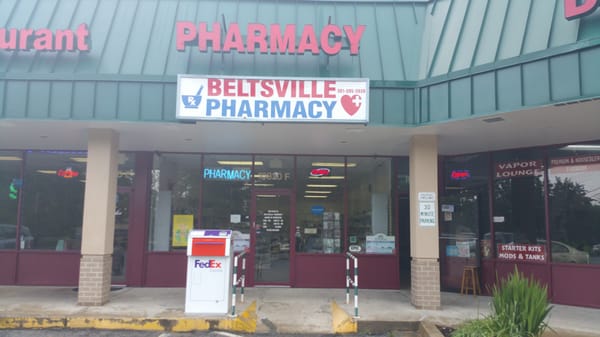 WELCOME TO BELTSVILLE PHARMACY HOME AWAY FROM HOME