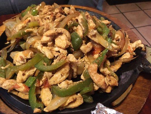 Double chicken fajita