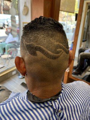 Men Design with hair cut