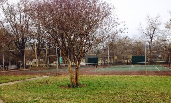 Tennis courts