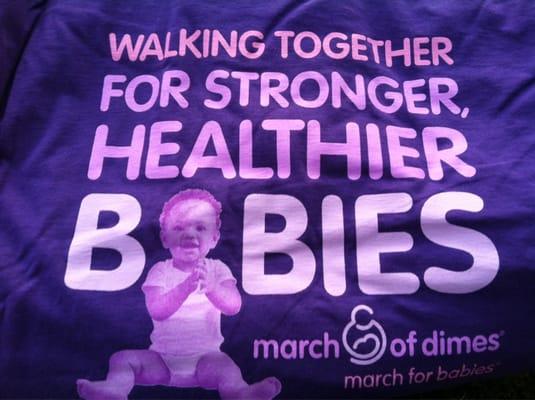 2012 March for Babies tshirts!