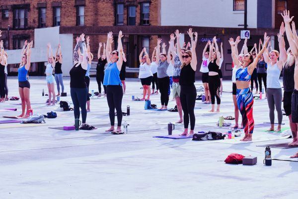 Jaya Yoga's 11th annual Yoga on the Roof