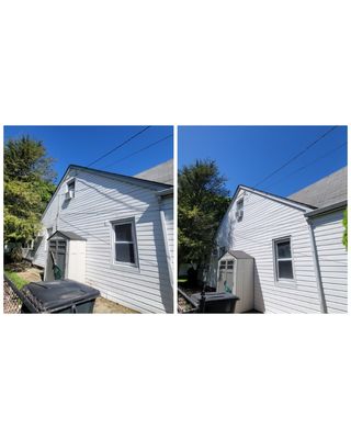 House wash before and after