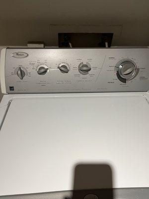 Whirlpool washers and dryers.