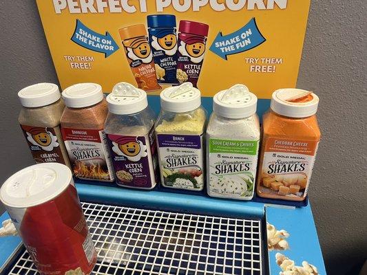 Popcorn flavor stand