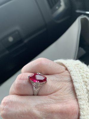 Love my new ring!