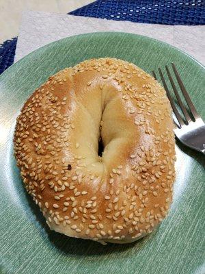 Seasame bagel September 2021