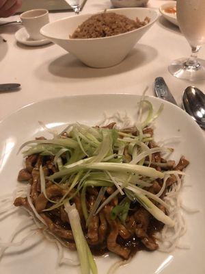 Peking Shredded Pork with Fried Rice