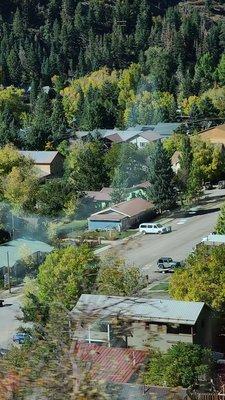 Looking down on Ouray  10-08-2023