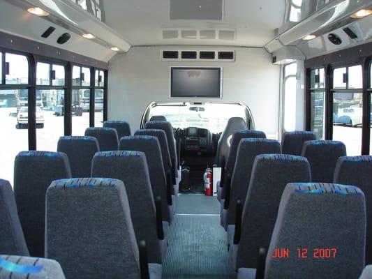 32 passenger bus with DVD